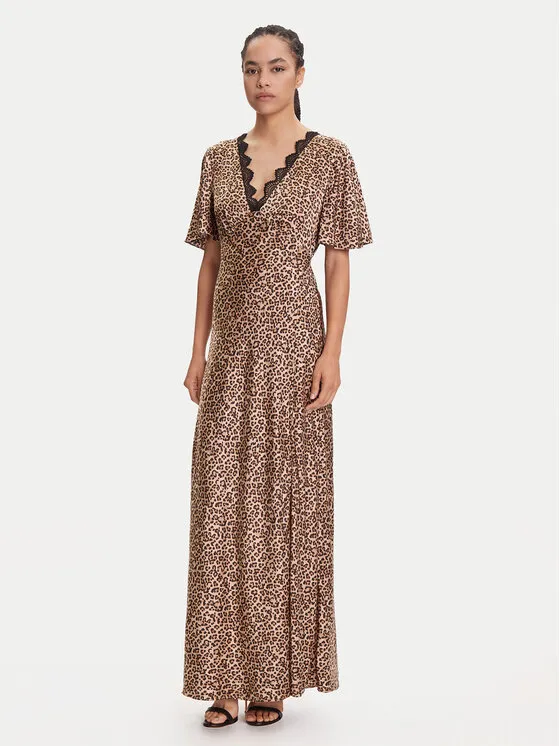 Φόρεμα βραδινό · Μπεζ · Maxi
