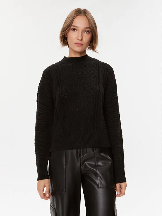 Πουλόβερ · Μαύρο · Regular Fit