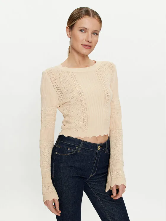 Πουλόβερ · Μπεζ · Regular Fit