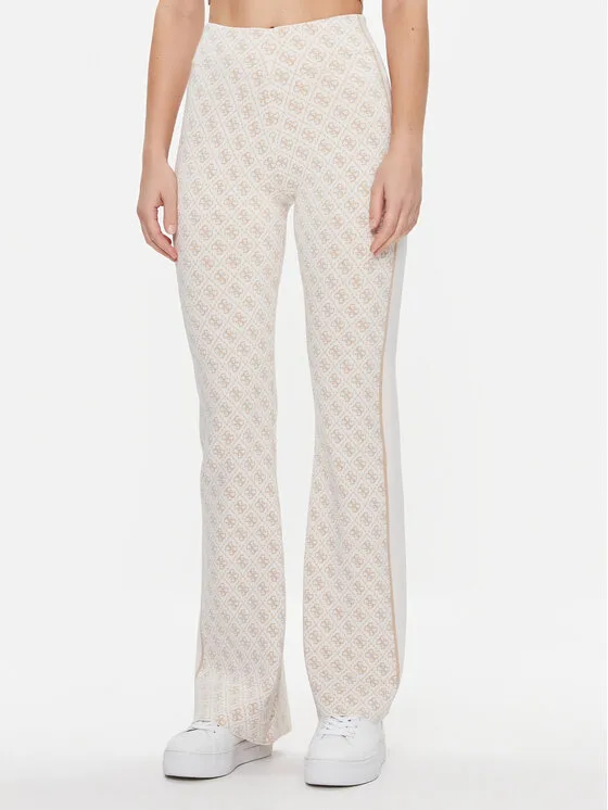 Πλεκτό παντελόνι · Μπεζ · Regular Fit