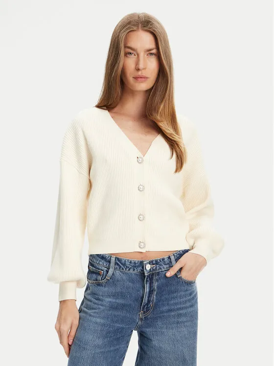 Ζακέτα · Εκρού · Relaxed Fit