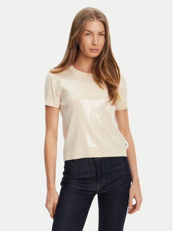 Πουλόβερ · Εκρού · Regular Fit