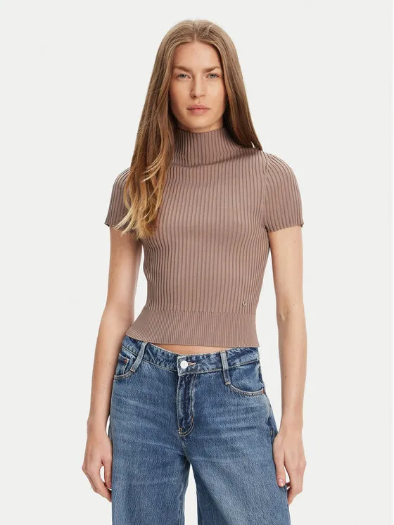 Πουλόβερ · Καφέ · Regular Fit