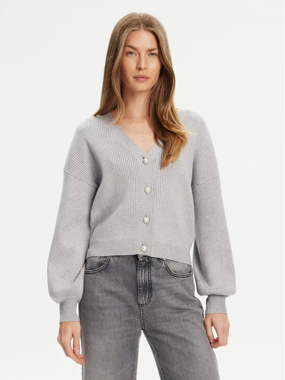 Ζακέτα · Γκρι · Relaxed Fit