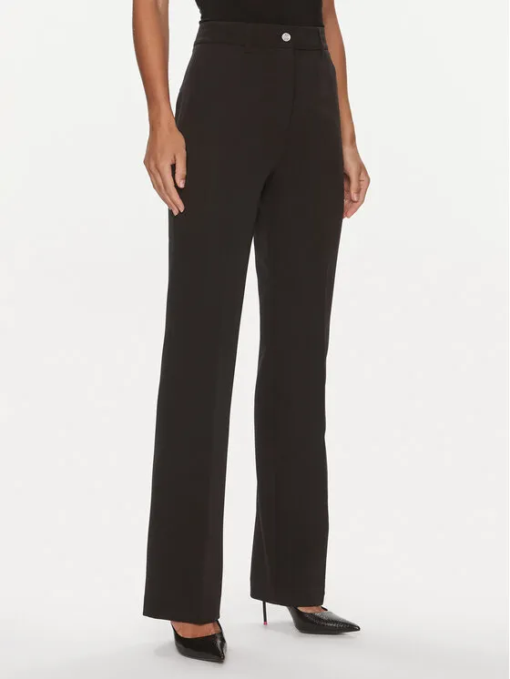 Παντελόνι υφασμάτινο · Μαύρο · Slim Fit