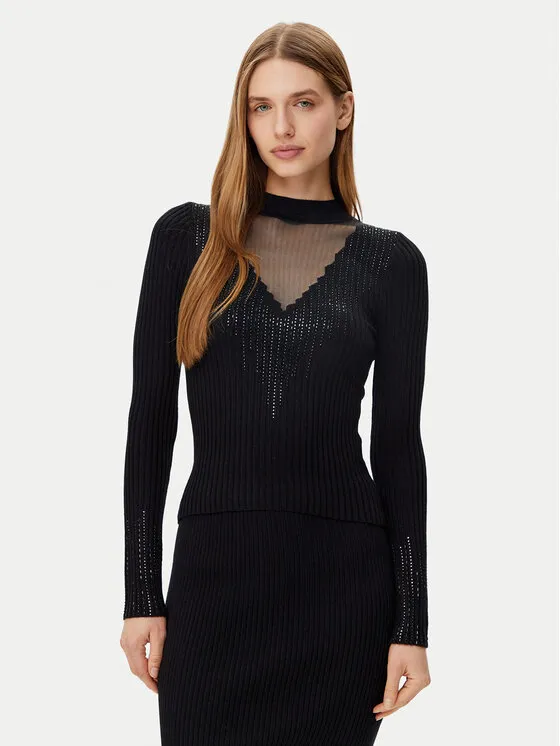 Πουλόβερ · Μαύρο · Regular Fit