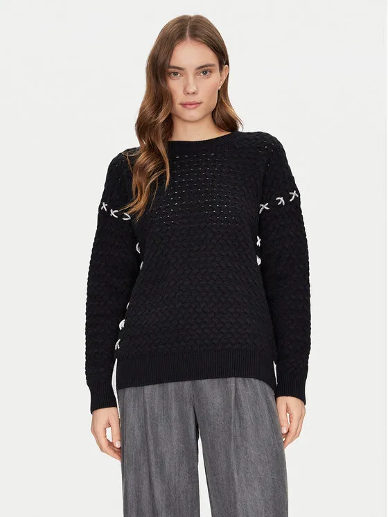 Πουλόβερ · Μαύρο · Regular Fit