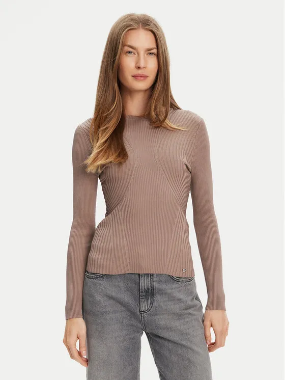 Πουλόβερ · Καφέ · Regular Fit