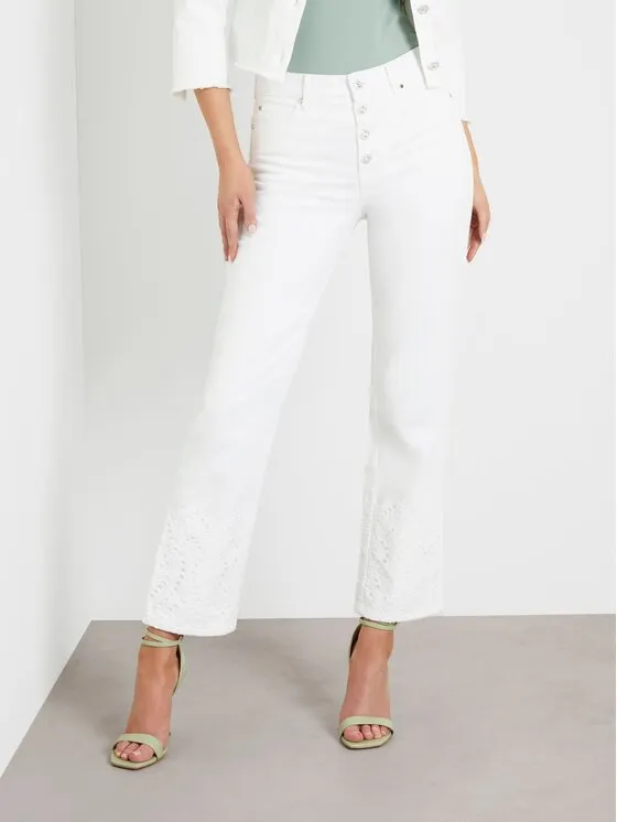 Guess Τζιν · Λευκό · Regular Fit