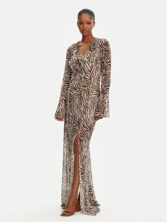 Haveone Φόρεμα βραδινό · Καφέ · Maxi