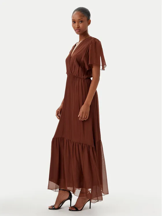 Haveone Φόρεμα καλοκαιρινό · Καφέ · Maxi