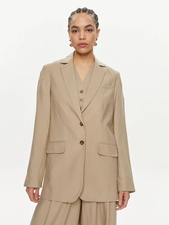 Herskind Σακάκι · Μπεζ · Relaxed Fit