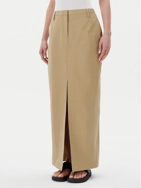 Herskind Φούστα maxi · Χακί · Maxi