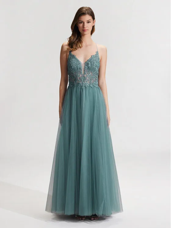 Hey Kyla Φόρεμα βραδινό · Πράσινο · Maxi