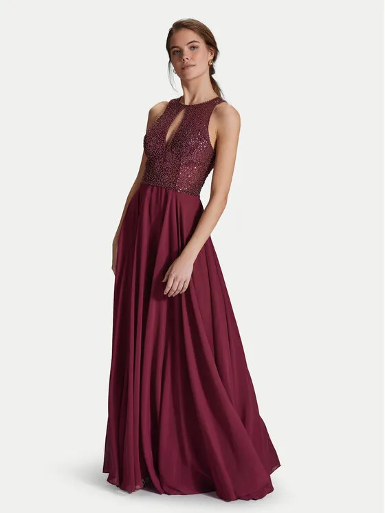 Hey Kyla Φόρεμα βραδινό · Μπορντό · Maxi