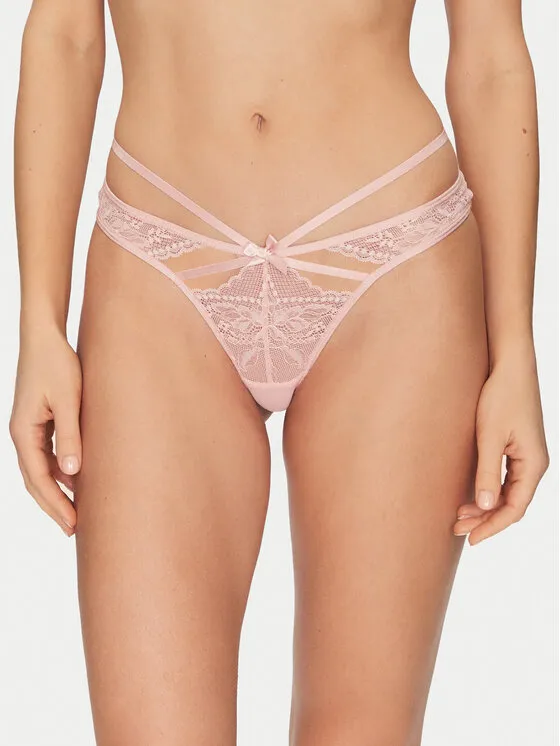 Hunkemöller Σετ 3 τεμάχια στρίνγκ · Ροζ