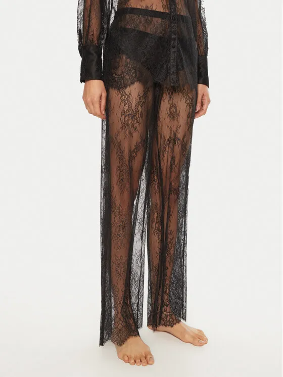 Hunkemöller Παντελόνι υφασμάτινο · Μαύρο · Relaxed Fit