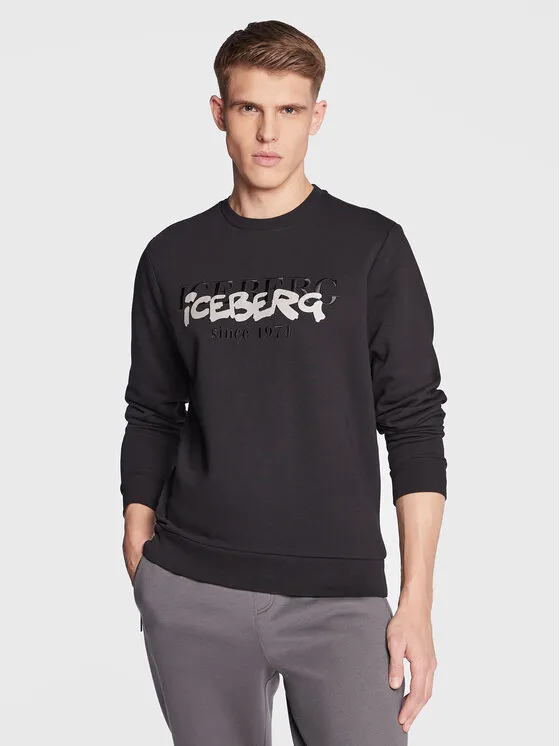 Iceberg Μπλούζα · Μαύρο · Regular Fit