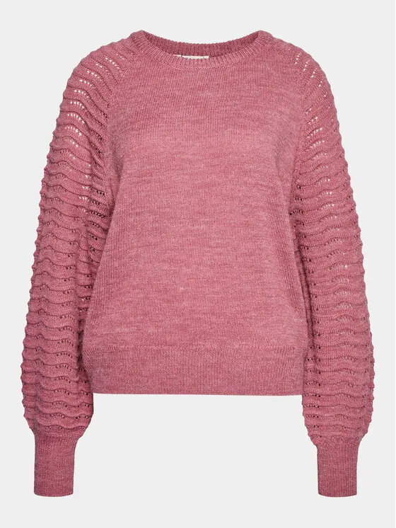ICHI Πουλόβερ · Ροζ · Regular Fit