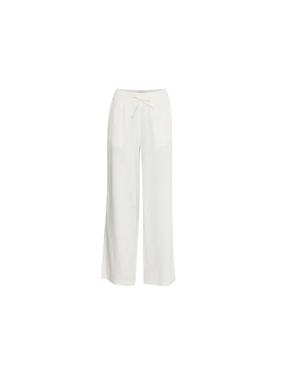 ICHI Παντελόνι γυναικείο · Λευκό · Regular Fit
