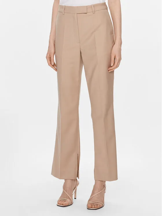 IVY OAK Παντελόνι υφασμάτινο · Μπεζ · Regular Fit