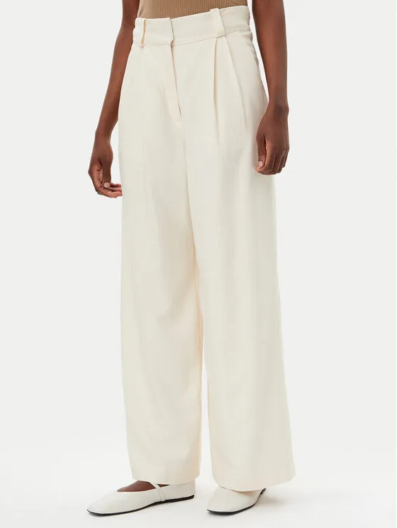 IVY OAK Παντελόνι υφασμάτινο · Εκρού · Regular Fit