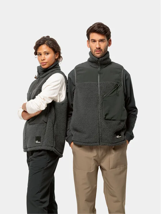 Jack Wolfskin Αμάνικο Μπουφάν · Γκρι