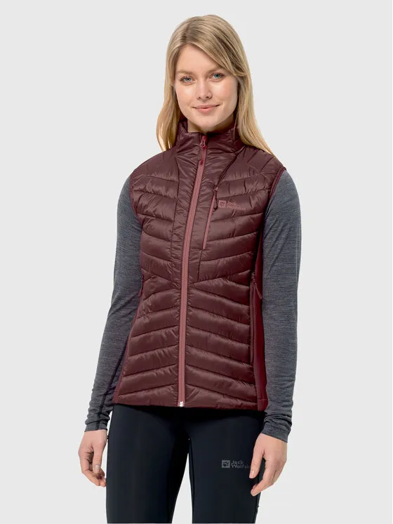 Jack Wolfskin Αμάνικο Μπουφάν · Μπορντό