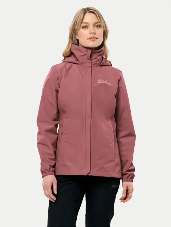 Jack Wolfskin Μπουφάν αδιάβροχο · Κόκκινο