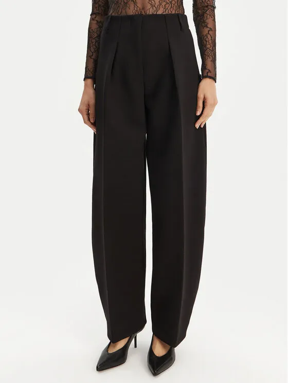 JACQUEMUS Παντελόνι υφασμάτινο · Μαύρο · Regular Fit