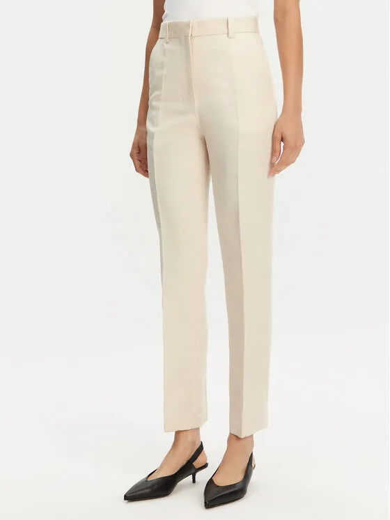 JACQUEMUS Παντελόνι υφασμάτινο · Μπεζ · Regular Fit