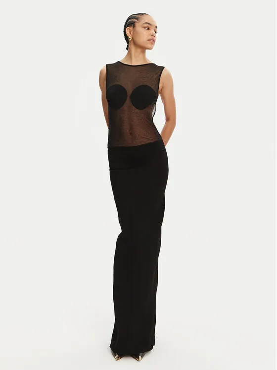 JACQUEMUS Φόρεμα βραδινό · Μαύρο · Maxi