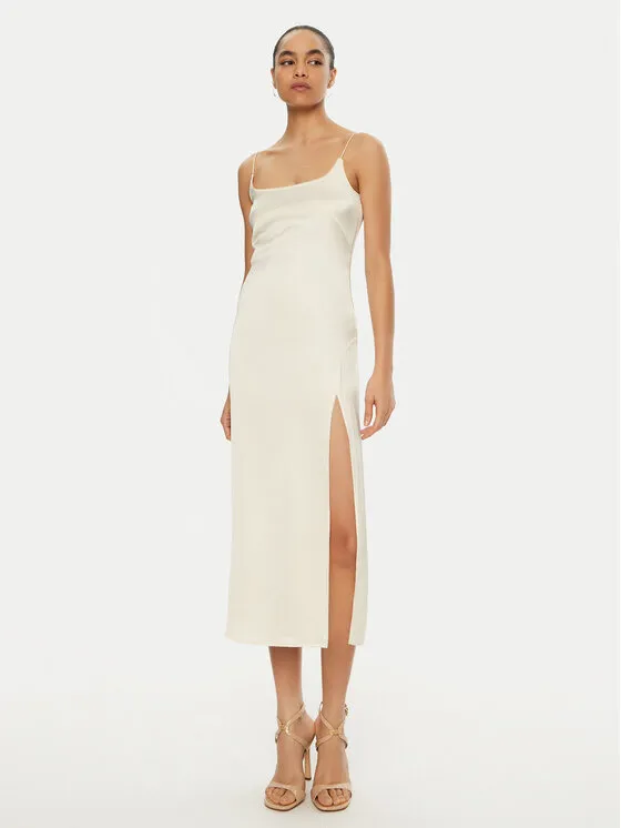 JACQUEMUS Φόρεμα κοκτέιλ · Εκρού · Midi