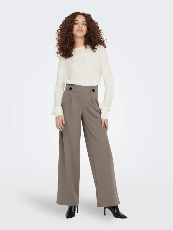 JDY Παντελόνι υφασμάτινο · Μπεζ · Regular Fit