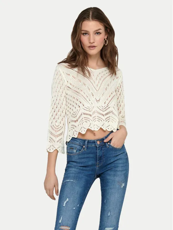 JDY Πουλόβερ · Λευκό · Regular Fit