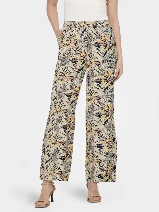 JDY Παντελόνι υφασμάτινο · Μπεζ · Regular Fit