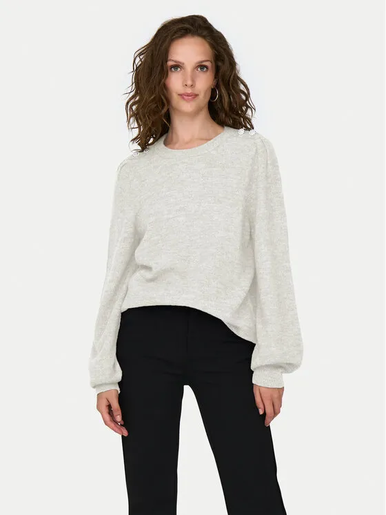 JDY Πουλόβερ · Εκρού · Regular Fit
