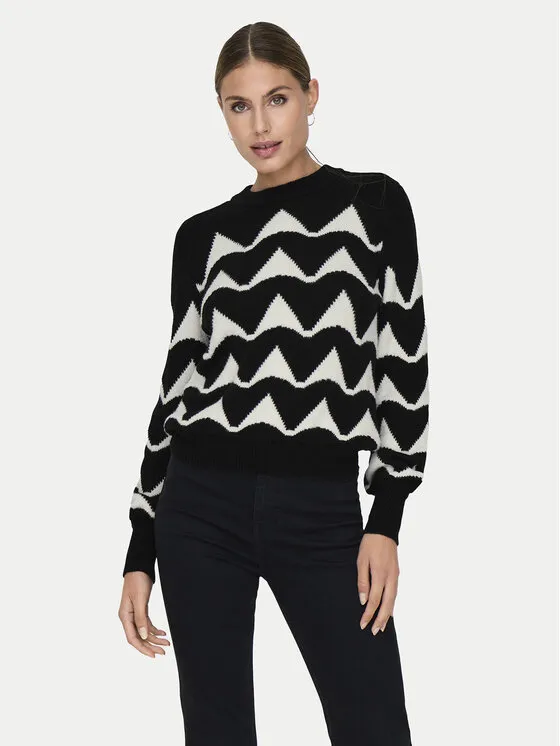 JDY Πουλόβερ · Μαύρο · Regular Fit