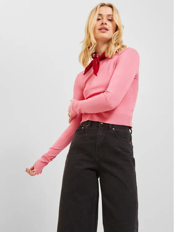 JJXX Πουλόβερ · Ροζ · Slim Fit