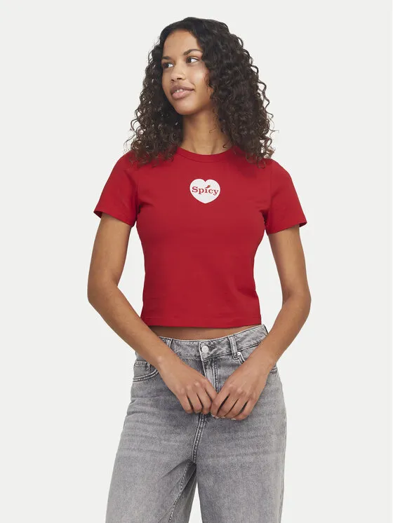 JJXX T-Shirt · Κόκκινο