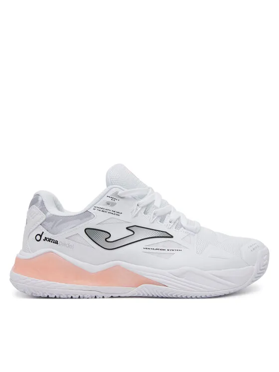 Joma Παπούτσια Τένις Spin 2502 TSPILS2502O Λευκό