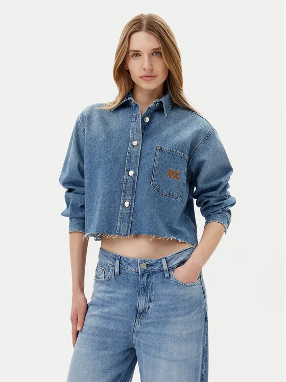 JOOP! Jeans Τζιν πουκάμισο · Μπλε