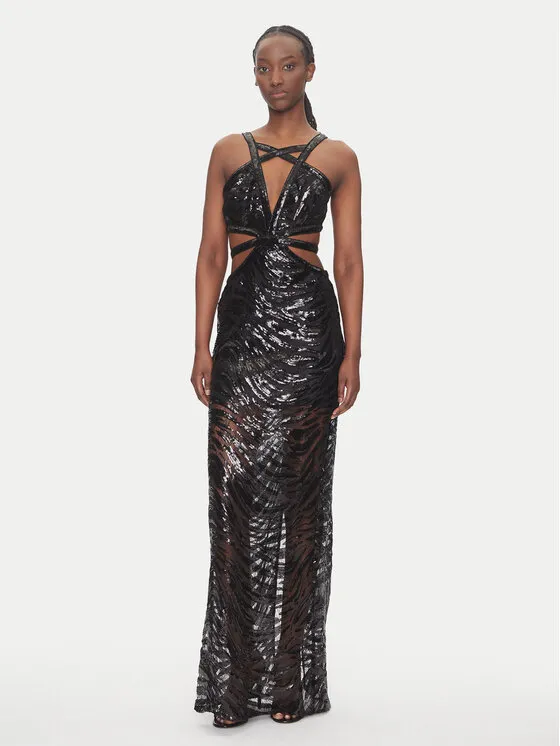 Just Cavalli Φόρεμα βραδινό · Μαύρο · Maxi