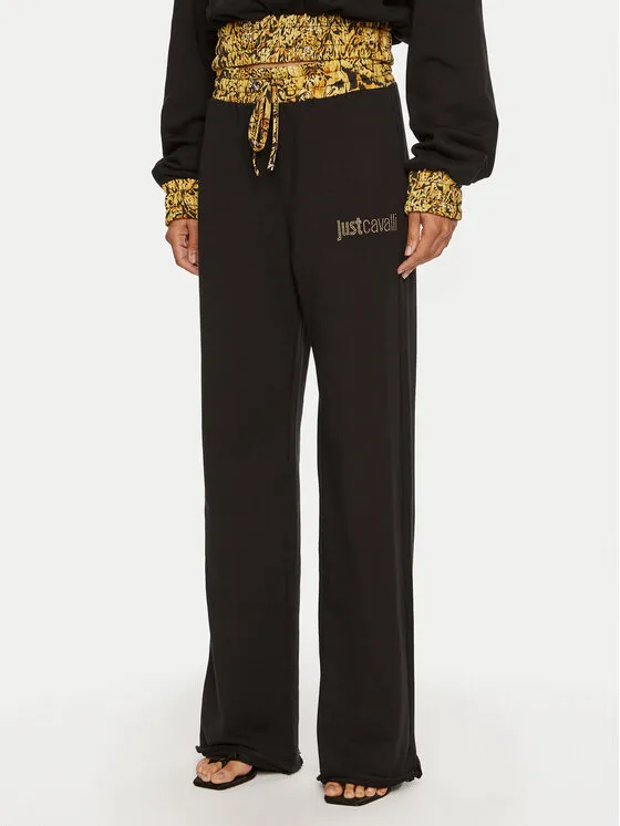 Just Cavalli Παντελόνι φόρμας · Μαύρο · Regular Fit
