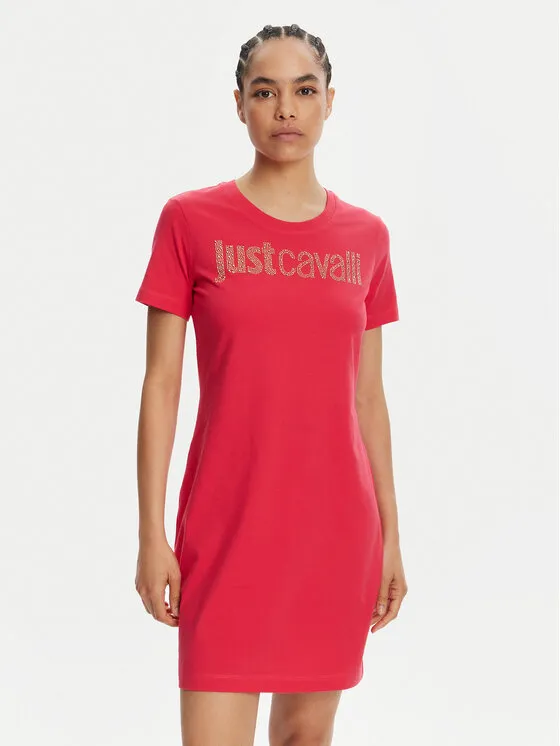 Just Cavalli Φόρεμα καθημερινό · Ροζ · Mini
