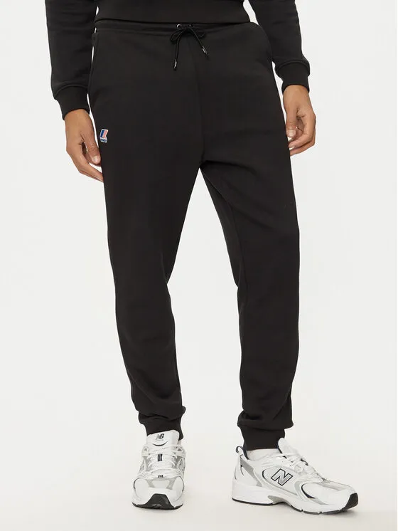 K-Way Παντελόνι φόρμας · Μαύρο · Regular Fit