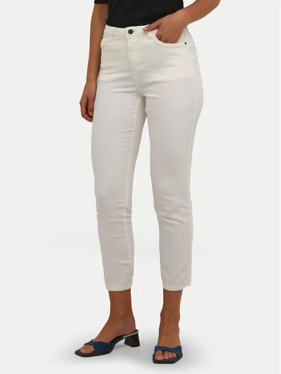 Kaffe Τζιν · Εκρού · Slim Fit