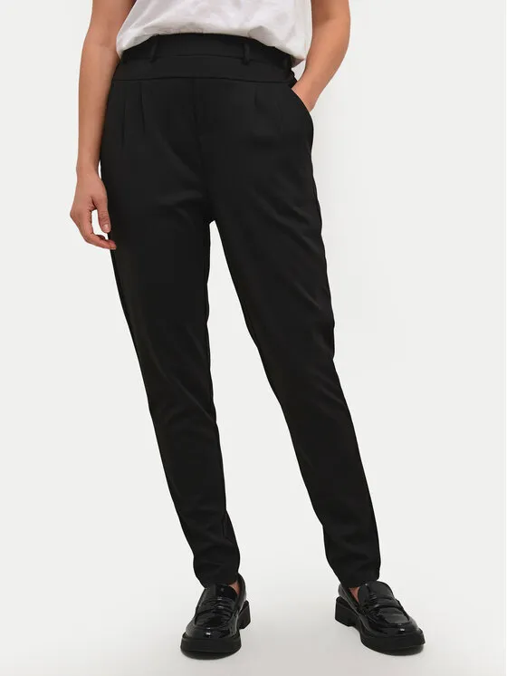 Kaffe Παντελόνι υφασμάτινο · Μαύρο · Regular Fit