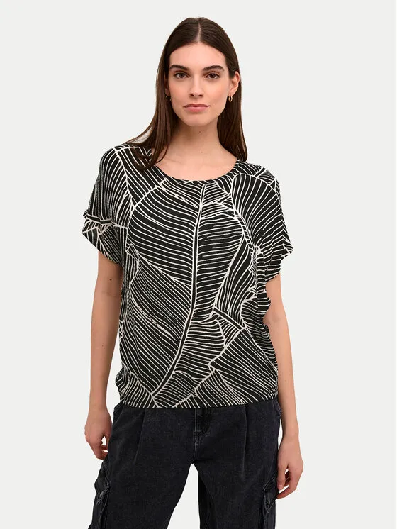 Kaffe T-Shirt · Μαύρο