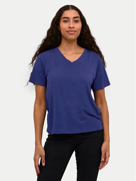 Kaffe T-Shirt · Μπλε